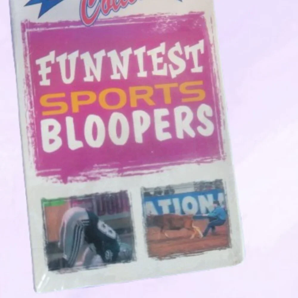 The Amazing Sports Videos Collections vintage Funniest Sports Bloopers VHS VCR.